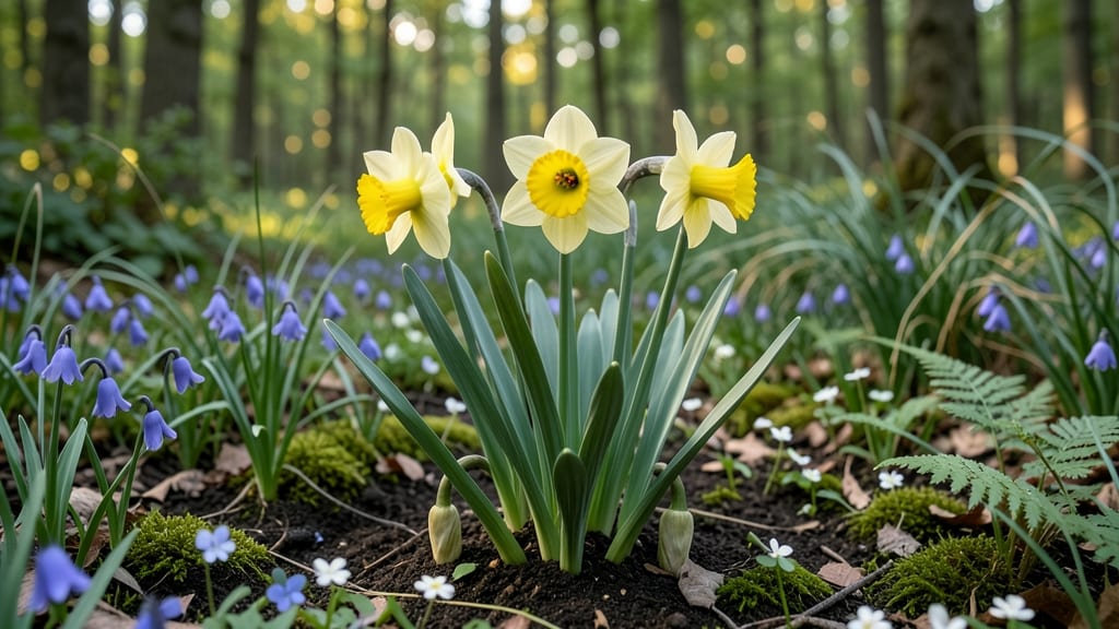 Wild Daffodil Bulbs: Spring’s Bold Yellow Cheer in Every Garden