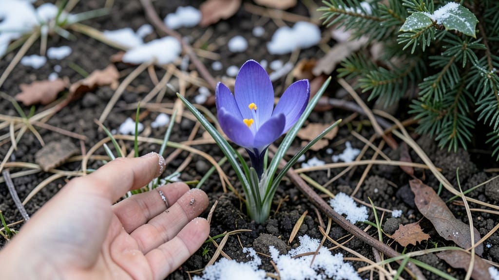 Snow Crocus Bulbs: Early Spring’s Bold Purple Punch in Full Bloom