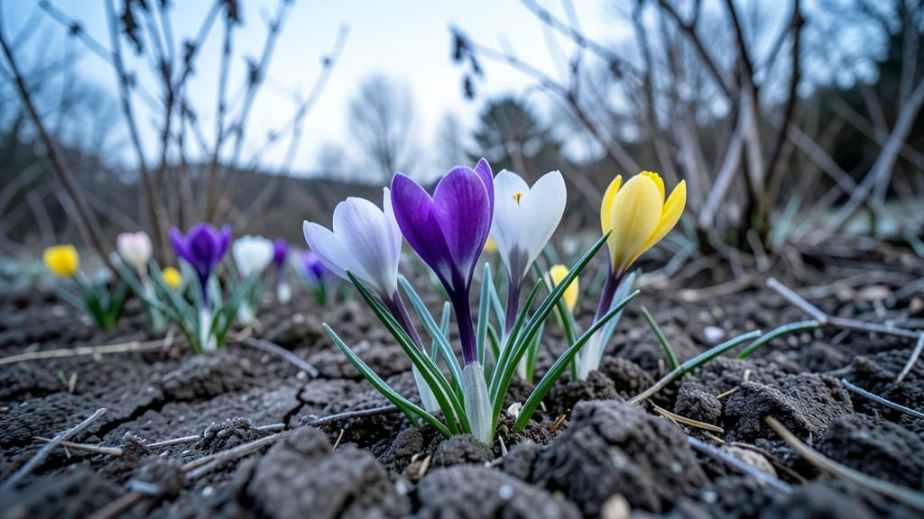 Crocus for Winter Interest