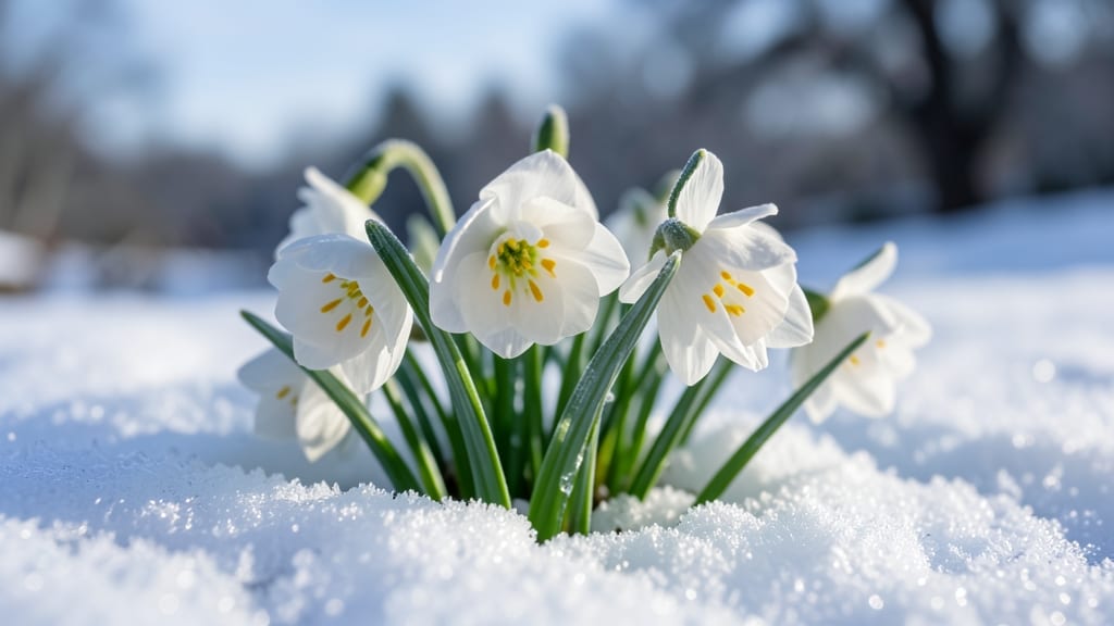 Yellow Snowdrop: Harbinger of Spring in Winter