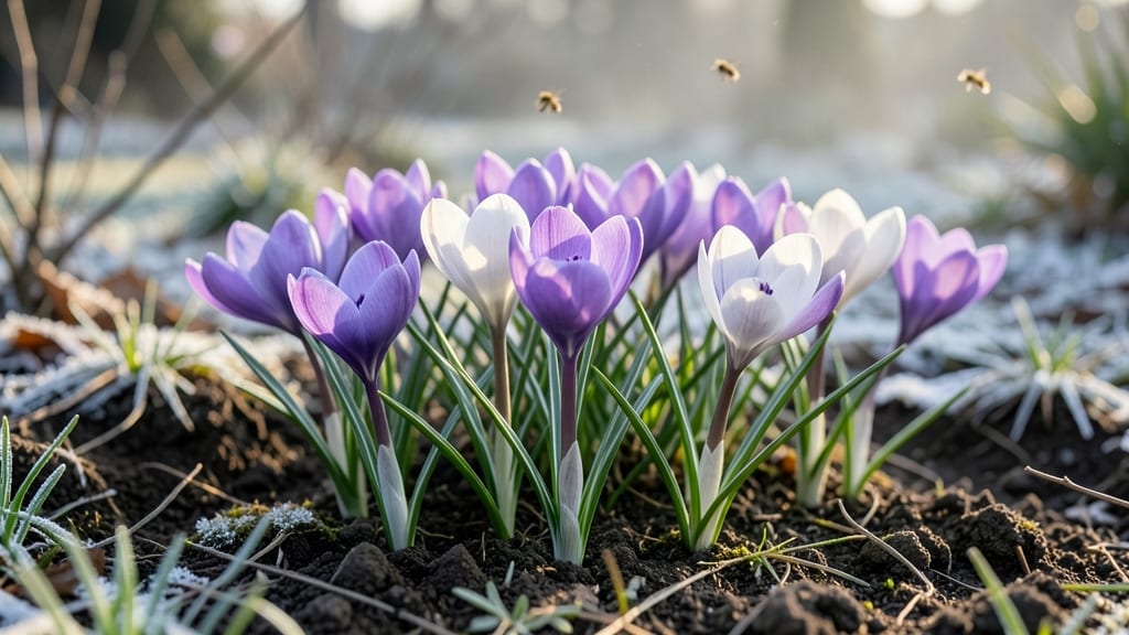 Crocus Vernus for Bee-Friendly Early Color