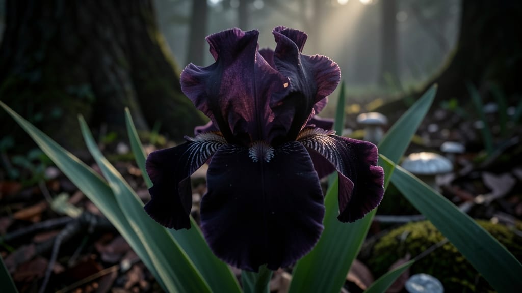 10 Black Iris Bulbs: Low-Maintenance Varieties That Thrive in Shade Gardens