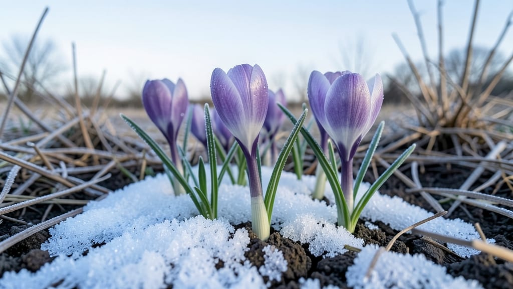 Crocus Bulbs for Winter Interest