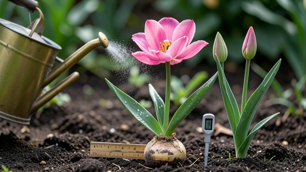 How Often to Water Tulip Bulbs: Seasonal Schedule for Healthy Blooms