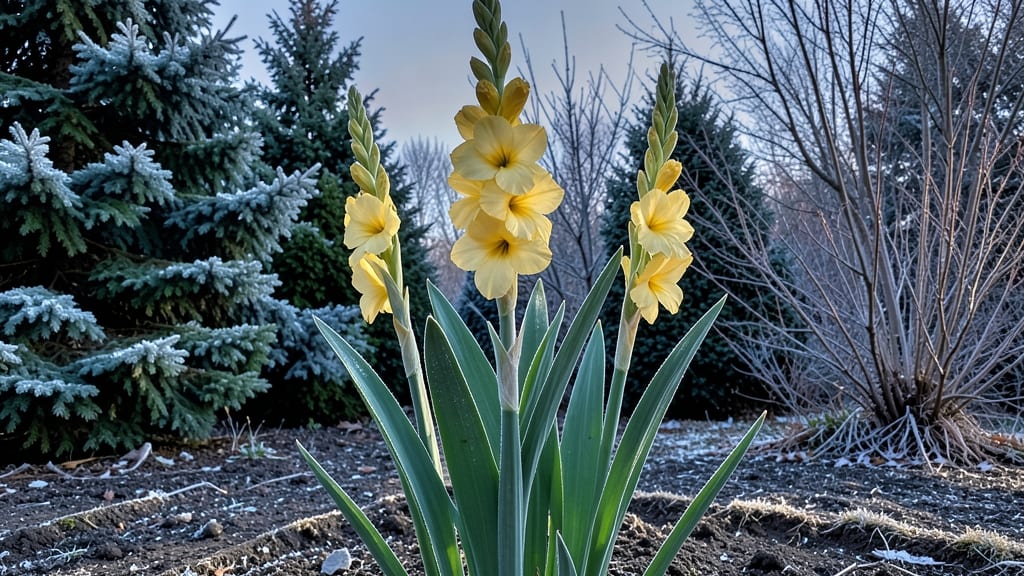 Yellow Gladiolus Bulbs: Dramatic Late Winter Color