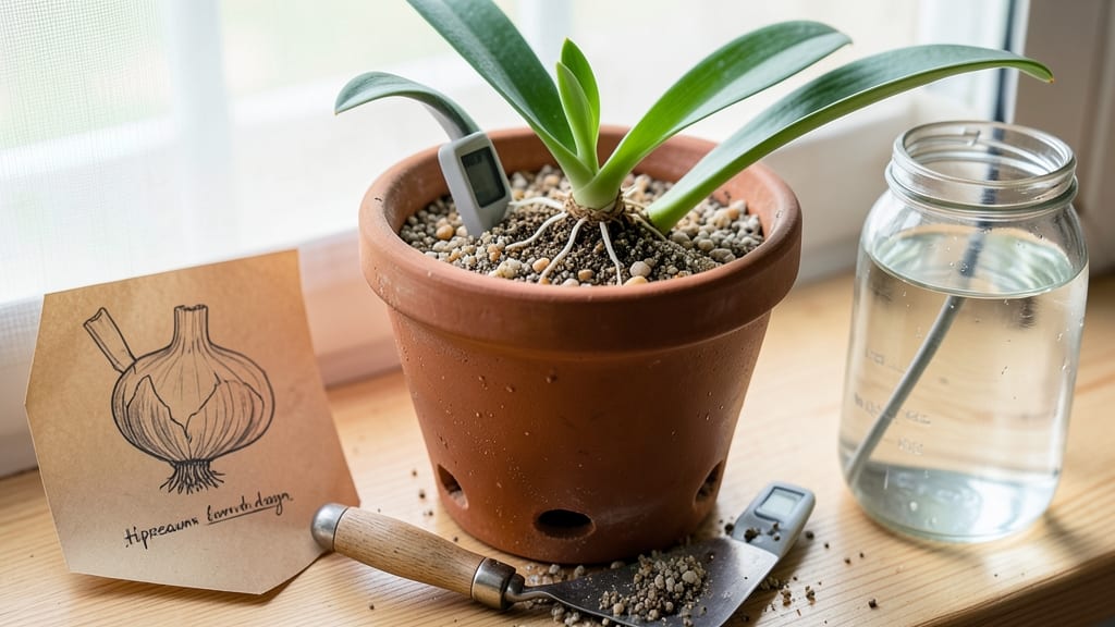 How to Grow Amaryllis Bulbs Indoors: Bold Blooms in 8 Weeks With Minimal Effort