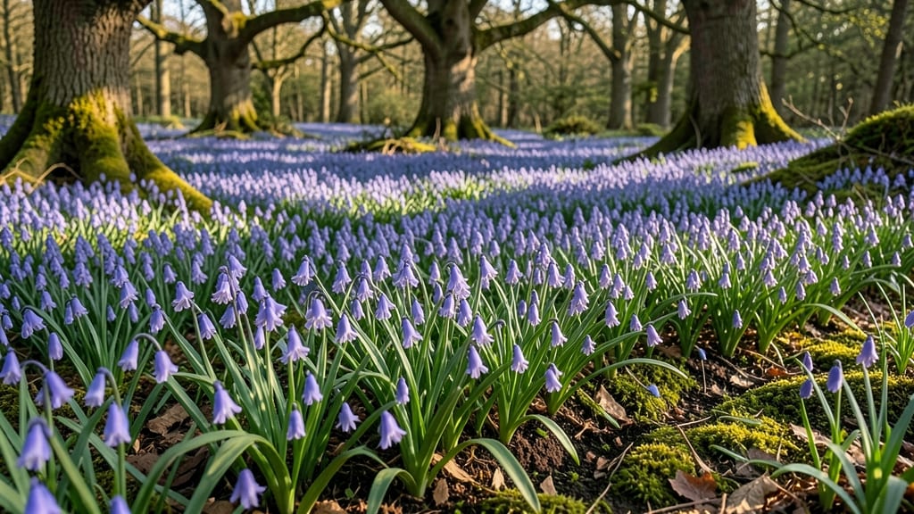 Bluebell Hyacinthoides Non-Scripta for Woodland Drama