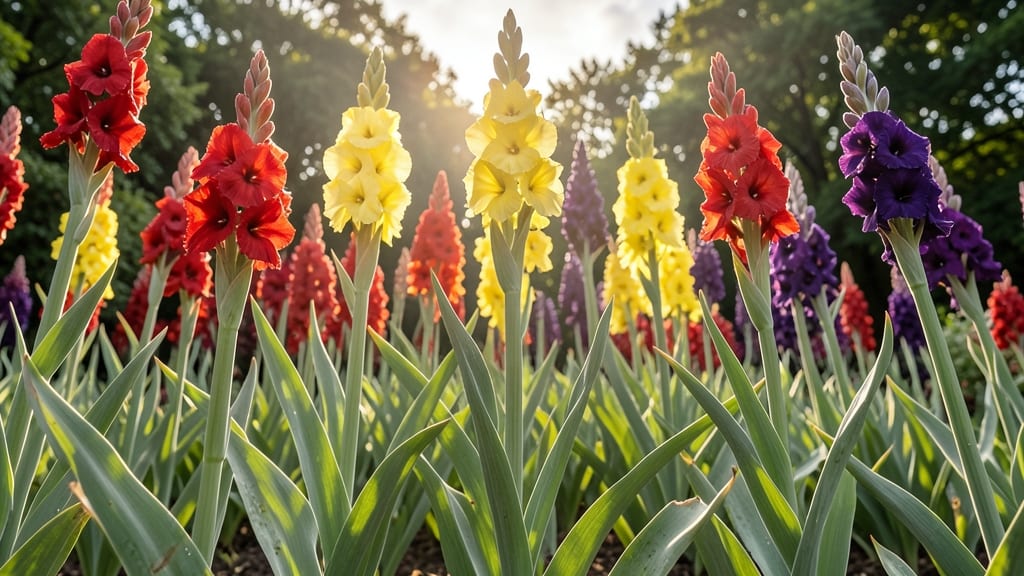 Gladioli for Tall Summer Drama