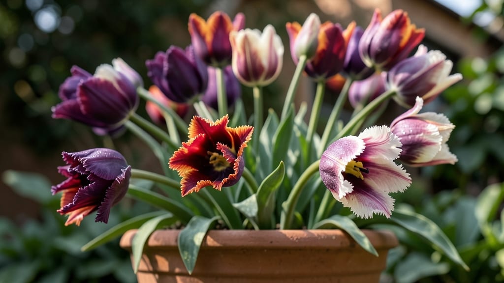 Tulips in Mixed Heights