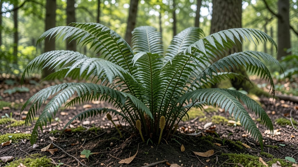 Ostrich Fern Bulbs: Year-Round Hardy Perennials for Shady Gardens