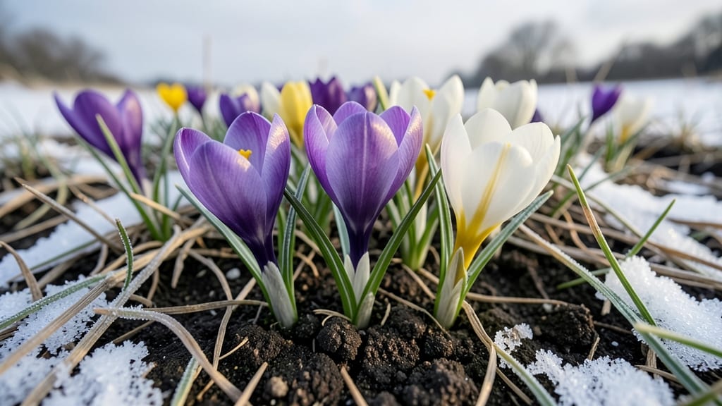 Crocus: Early Spring Color in Full Sun