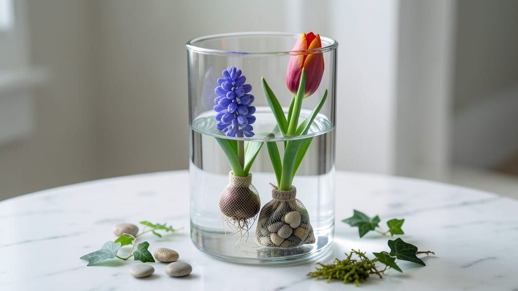 Growing Bulbs in Water Vases: Zero-Soil Blooms in Weeks